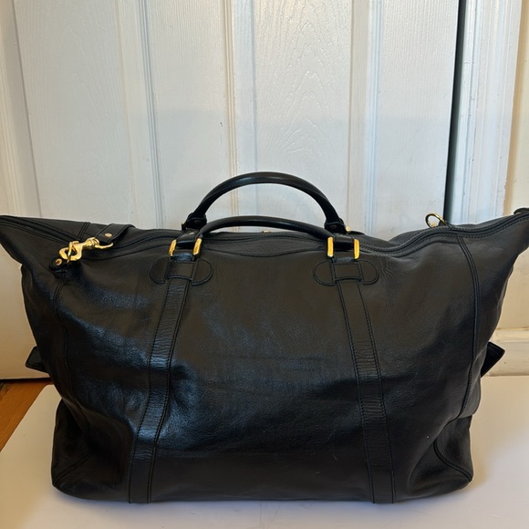 Vintage Gold Pfeil luggage bag Handmade in Germany - Picture 7 of 16